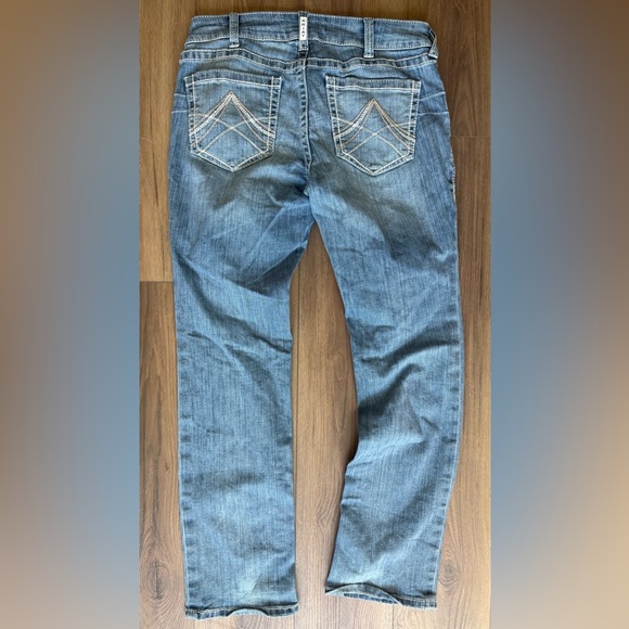 Ariat Real Denim Women's Size 30r x32 Jeans Bootcut Medium Wash Western - Picture 7 of 11